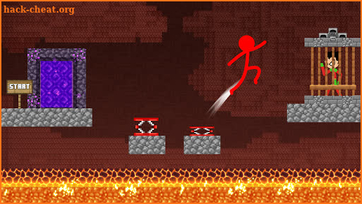 Stickman Parkour Race & Jump screenshot