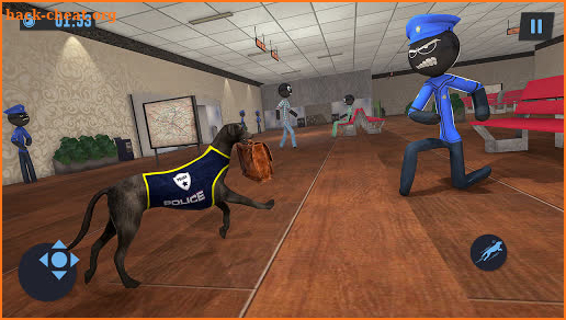 Stickman Police Dog Chase Crime Simulator screenshot