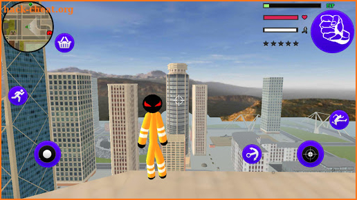 Stickman Prison Stickman Rope Hero Gangstar Crime screenshot