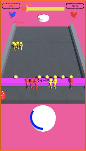 Stickman Push Rush screenshot