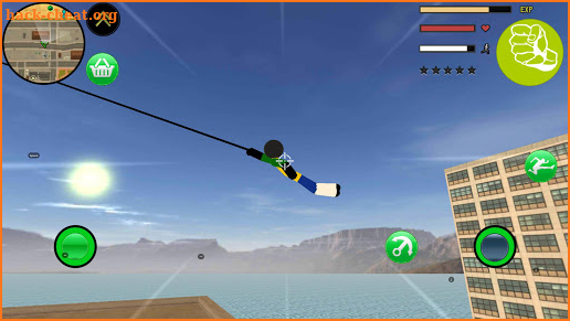 Stickman rope Hero Soccer Kick Crime Simulator screenshot