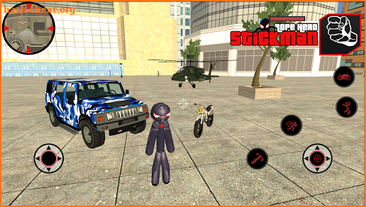 Stickman Rope Hero Vegas Mafia Crime Simulator screenshot