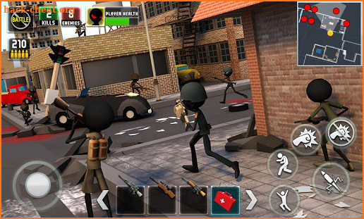 Stickman Royale : World War Battle screenshot