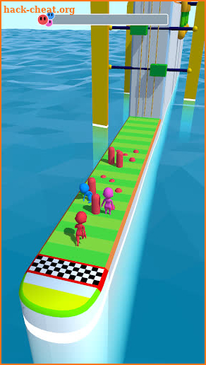 Stickman run up 3d - Fun Game screenshot