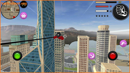 Stickman Spider Rope Hero : Crime City Simulator screenshot