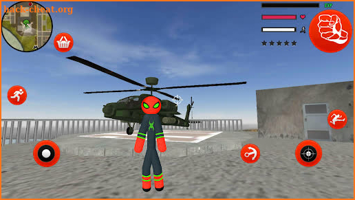 Stickman Spider Rope Hero Gangstar Crime screenshot