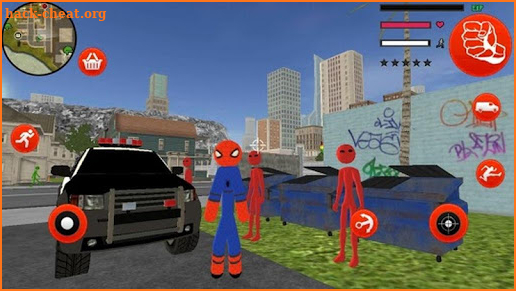 Stickman Spider Rope Hero Gangstar Crime screenshot