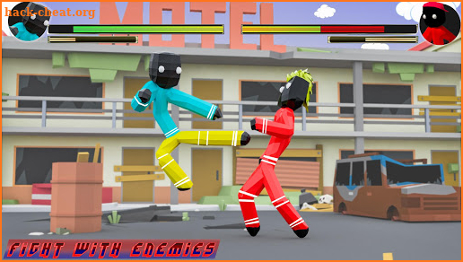 Stickman Street Fighting City Blocky Gangster screenshot