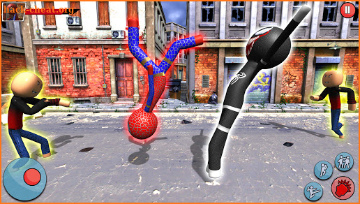 Stickman Street Gangs vs Superheroes Fighting Game screenshot