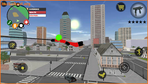 Stickman Super Rope Hero Gangstar Rescue Mission screenshot