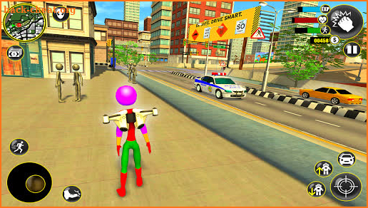 Stickman Thanos Crime - Gangster Crime Simulator screenshot