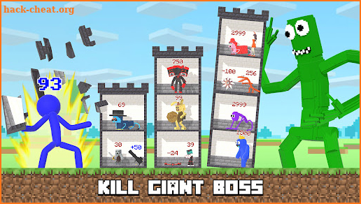 Stickman Tower: Hero Craft War screenshot