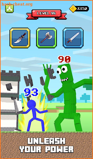 Stickman Tower: Hero Craft War screenshot