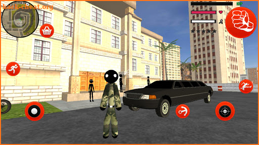 Stickman US Army Stickman Rope Hero counter screenshot