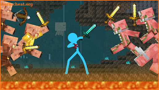 Stickman vs Craftman Tower War screenshot