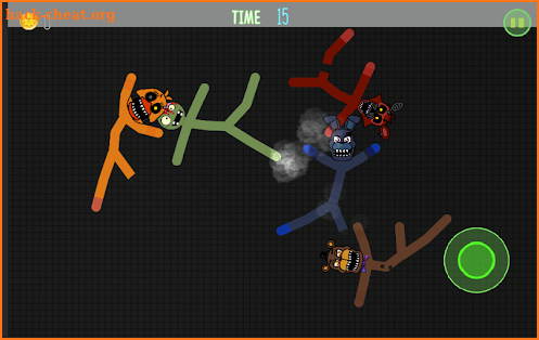 Stickman Warriors Zombie Fnaf screenshot