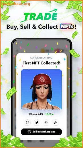 Sticky NFT Marketplace screenshot