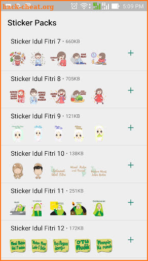 Stiker Hari Raya Idul Fitri screenshot