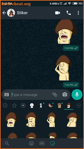 Stiker Keren Lucu WAStickerApps screenshot