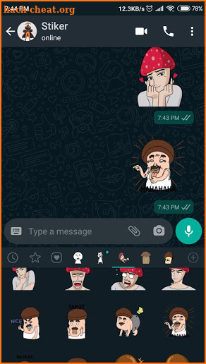 Stiker Keren Lucu WAStickerApps screenshot