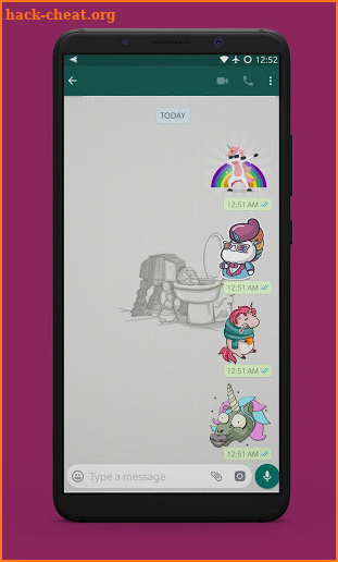 STIKRZ - Unicorn Sticker Pack for WhatsApp screenshot