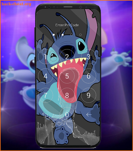 stitch and lilo lock screen screenshot