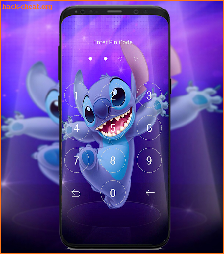 stitch and lilo lock screen screenshot