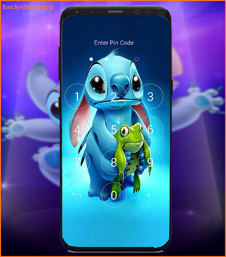 stitch and lilo lock screen screenshot