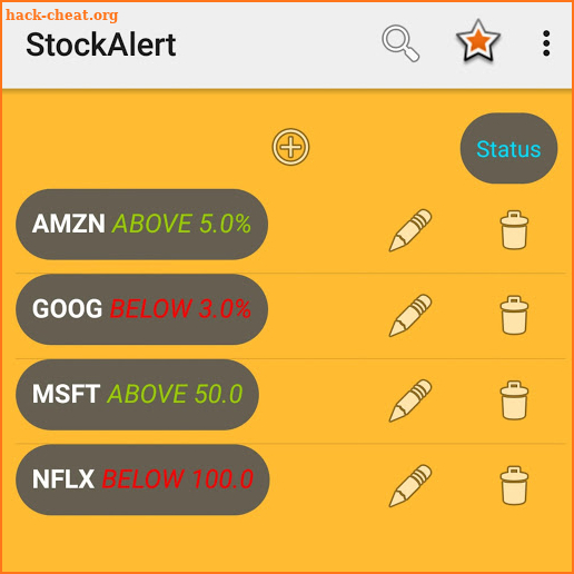 Stock Alert screenshot