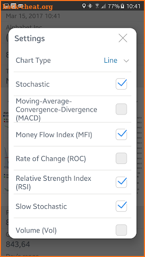 Stock Exchange screenshot