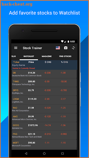 Stock Trainer: Virtual Trading (Stock Markets) screenshot