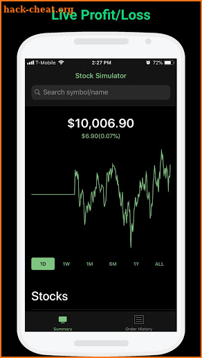 StockMarketSim - Stock Market Simulator screenshot