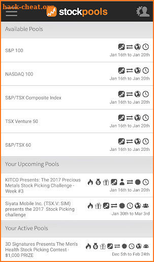 Stockpools screenshot