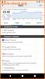 Stocks Charts Realtime Quotes screenshot