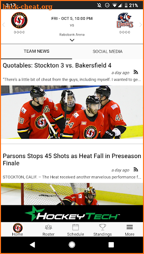 Stockton Heat screenshot