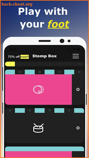 Stomp Box Drums for Guitar Players screenshot