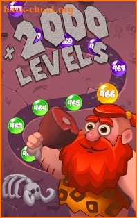 Stone Age Bubble Popper screenshot