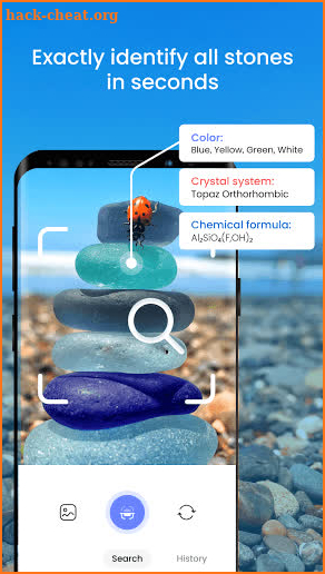 Stone identifier: Rock identification & scanner screenshot