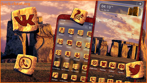 Stonehenge Launcher Theme screenshot