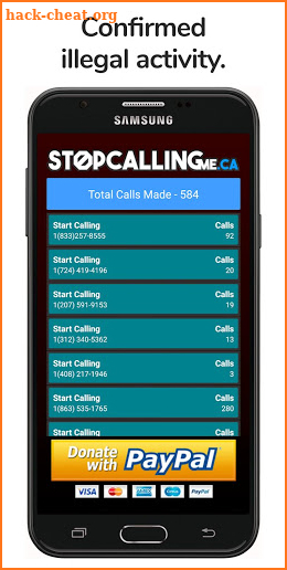 Stop Calling Me screenshot