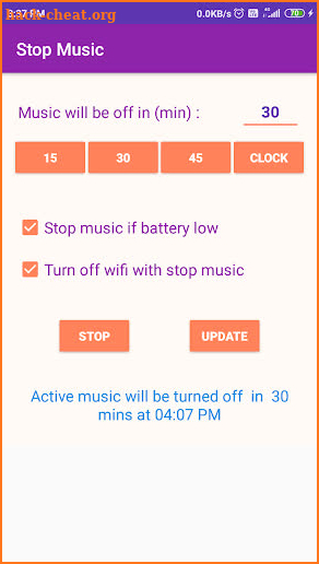 Stop Music screenshot