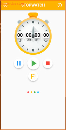 Stop watch screenshot