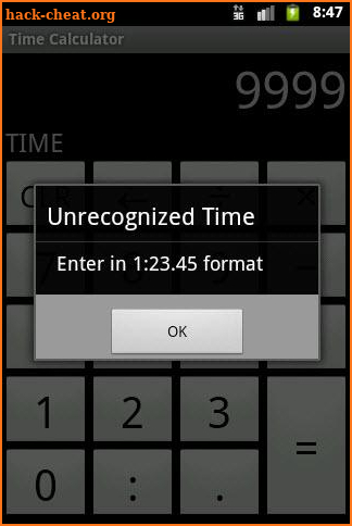 Stopwatch Calculator screenshot