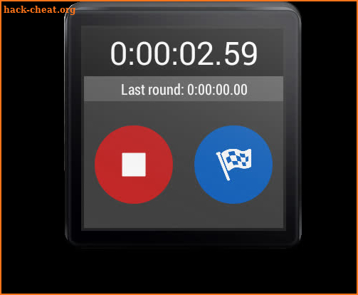 Stopwatch For Wear OS (Android Wear) screenshot