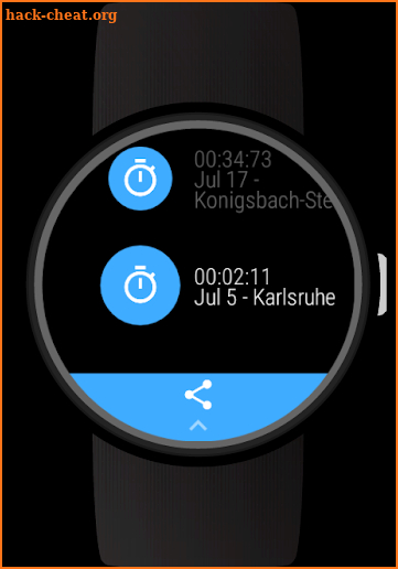 Stopwatch for Wear OS (Android Wear) screenshot