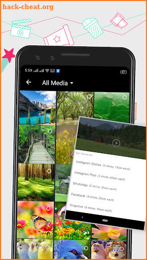 Story Splitter for Instagram, WhatsApp & Facebook screenshot