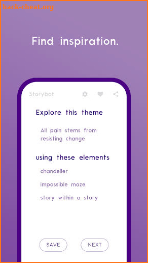 Storybot: Creative Writing Prompts screenshot