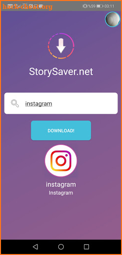 Storysaver.net App screenshot