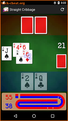 Straight Cribbage screenshot