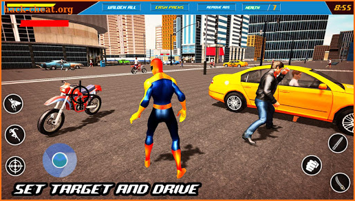 Strange Spiderweb Hero- Grand Vegas Crime City War screenshot